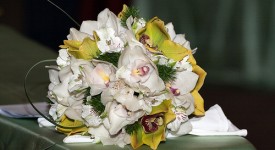 bouquet bianco giallo