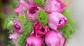 bouquet rose fucsia