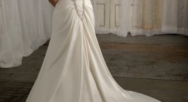 mori lee plus size strascico