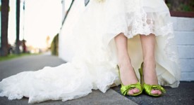 scarpe sposa verdi