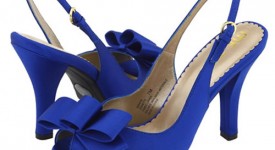 scarpe blu da sposa