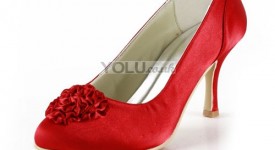 scarpe sposa natalizie rosse