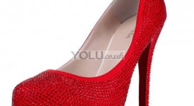 scarpe sposa natalizie rosse 1